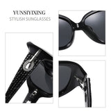 HSF Marketplace polarized women's sunglasses with classic oversized frame and vintage fashion design