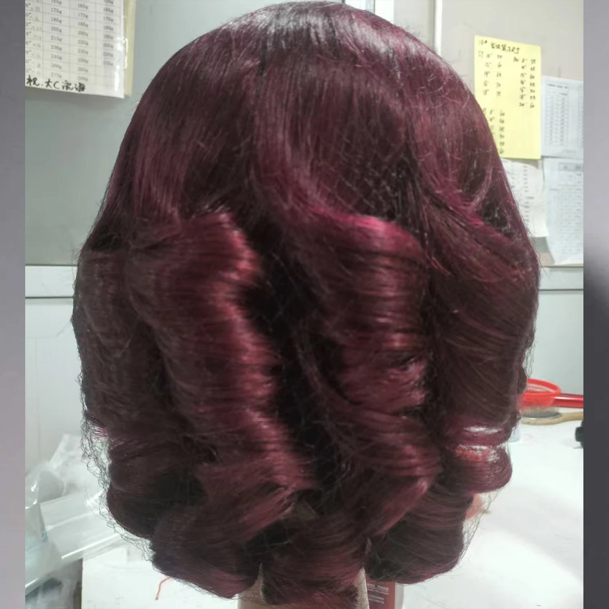 12A Double Drawn Human Hair Bouncy Wave 13x4 Lace Front Wigs 250 Density Vietnamese Hair Wear and Go Glueless Curly Wig