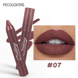 6-piece creamy matte lipstick kit with six everyday shades and smooth glide-on lip crayons by HSF Marketplace