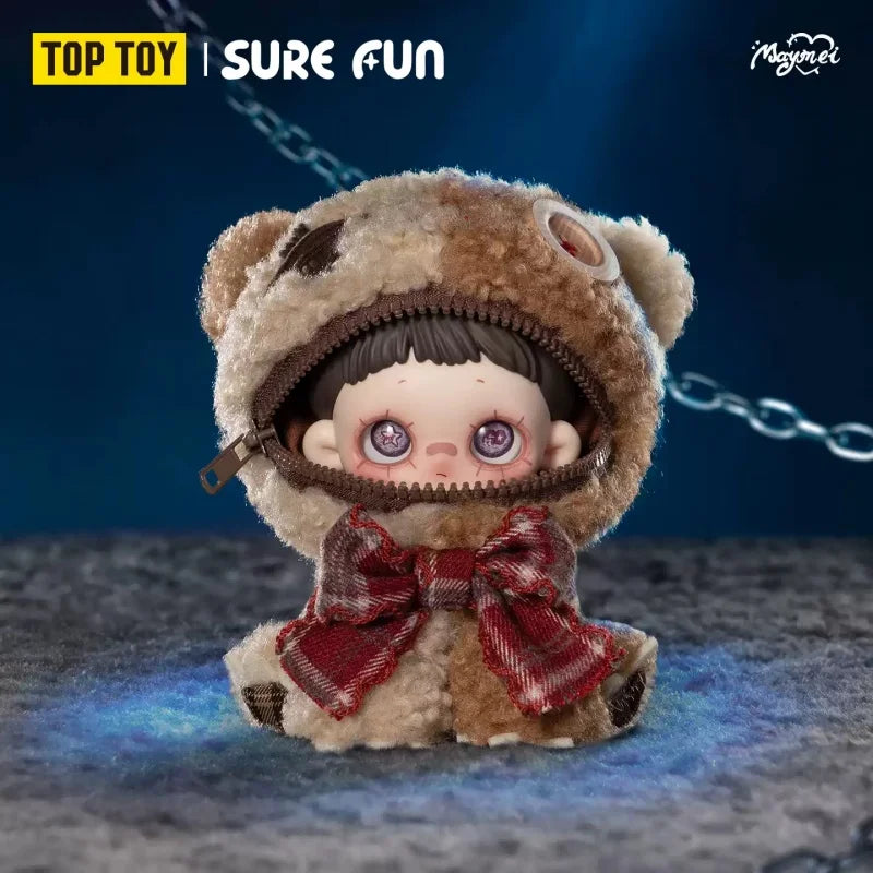 TOPTOY MayMei Greedy Bear Series plush doll mystery blind box collectible figure ornament