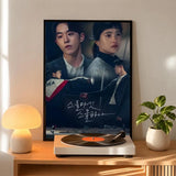 Korean romance drama series art poster for home decor, HSF Marketplace K-culture merch