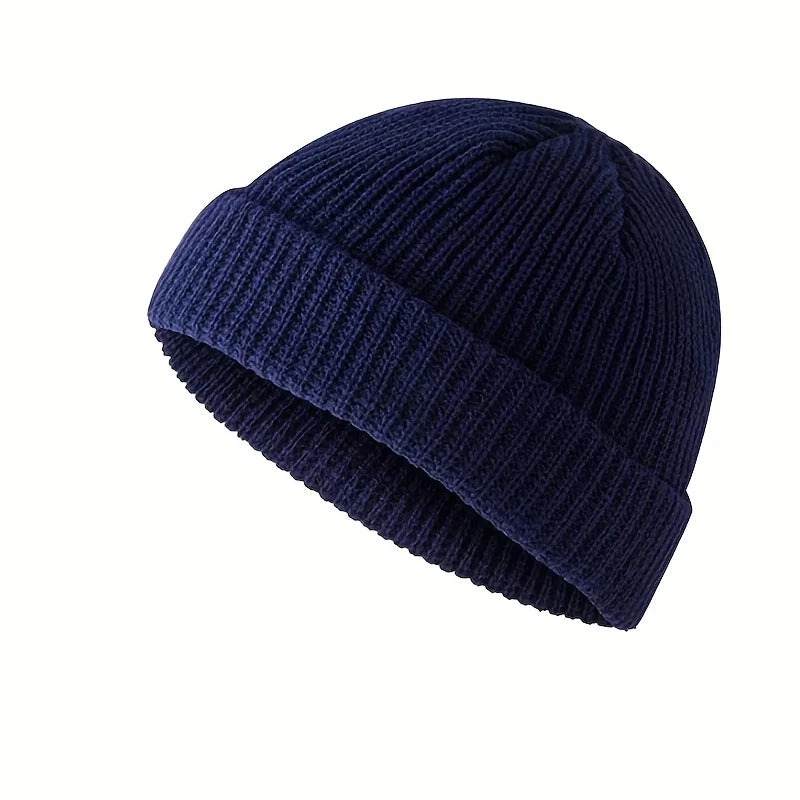 Women's HSF Marketplace knitted beanie hat, unisex winter style in a warm, comfortable design