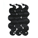 26 Inch Crochet Braid Hair 300G Synthetic Ombre Brown 27/30/613 Deep Wave Braiding Hair Extensions Body Wave Twist Crochet Hair