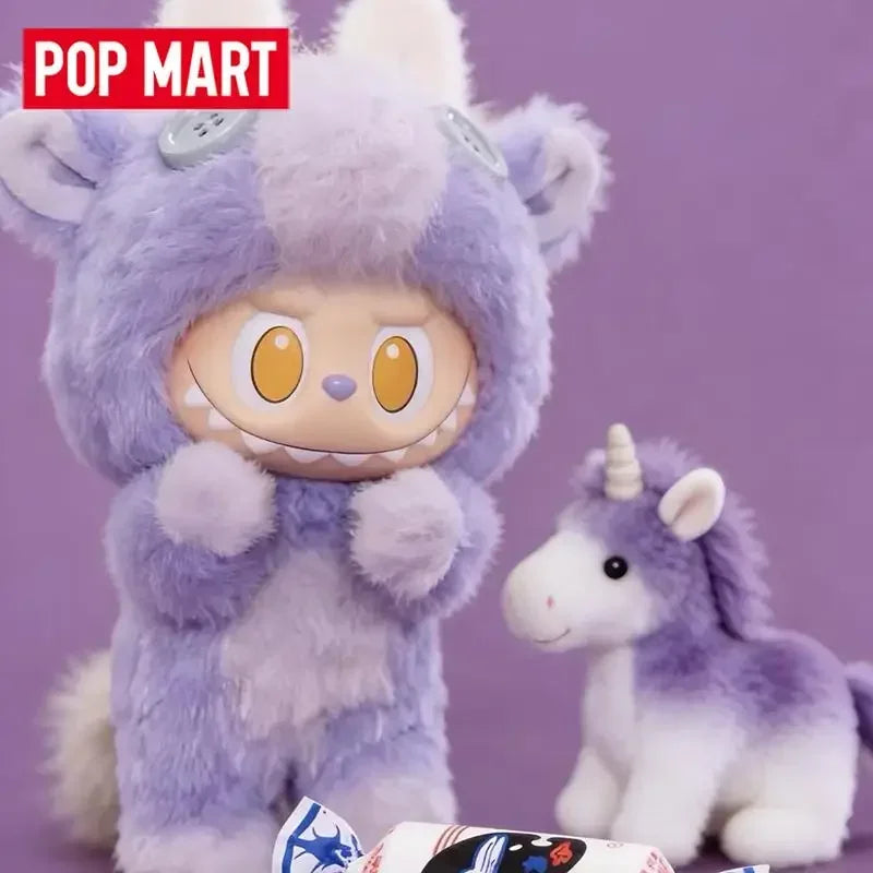 POP MART LABUBU Have A Good Run vinyl plush pendant collectible figure blind box toy