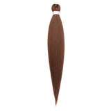 Pre-stretched Braids Hair Professional Itch Free Hot Water Setting Synthetic Fiber Ombre Yaki Texture Braid Hair Extensions