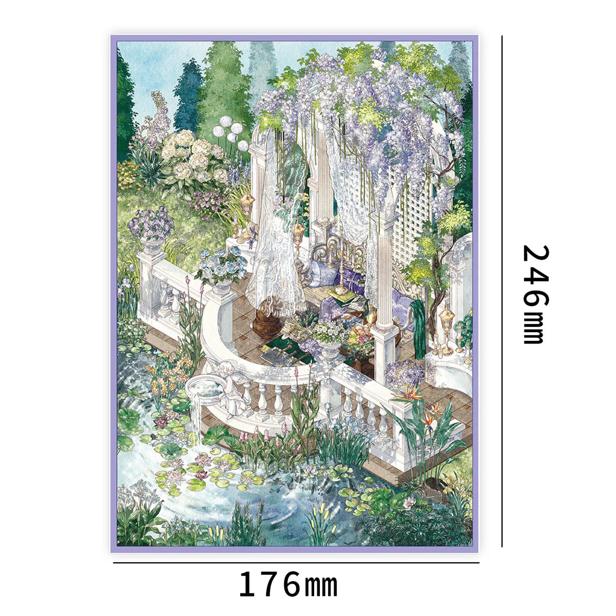 3D landscaping stickers, cute cartoon miniature scene set for sticker therapy by HSF Marketplace