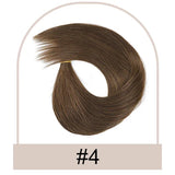 Straight ponytail human hairpiece with clips and drawstring, natural-looking horsetail for women