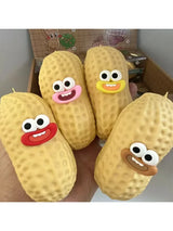 ASMR Peanut Squishy Crunchy Building Block Stress Ball Squeeze Handmade Squeeze Ball Buttery-Soft Feel Fidget for Party Gifts