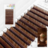 Abonnie LB Lashes Brown Classic Eyelash Extensions Russian Volume Lashes Fluffy Eyelash for Anime Eyelashes