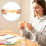 Glitter Star Maltose Squishy Toys Slow Rebound Funny Stretch Mini Stress Ball Squeeze Toys Stress Relief Decompression Toys