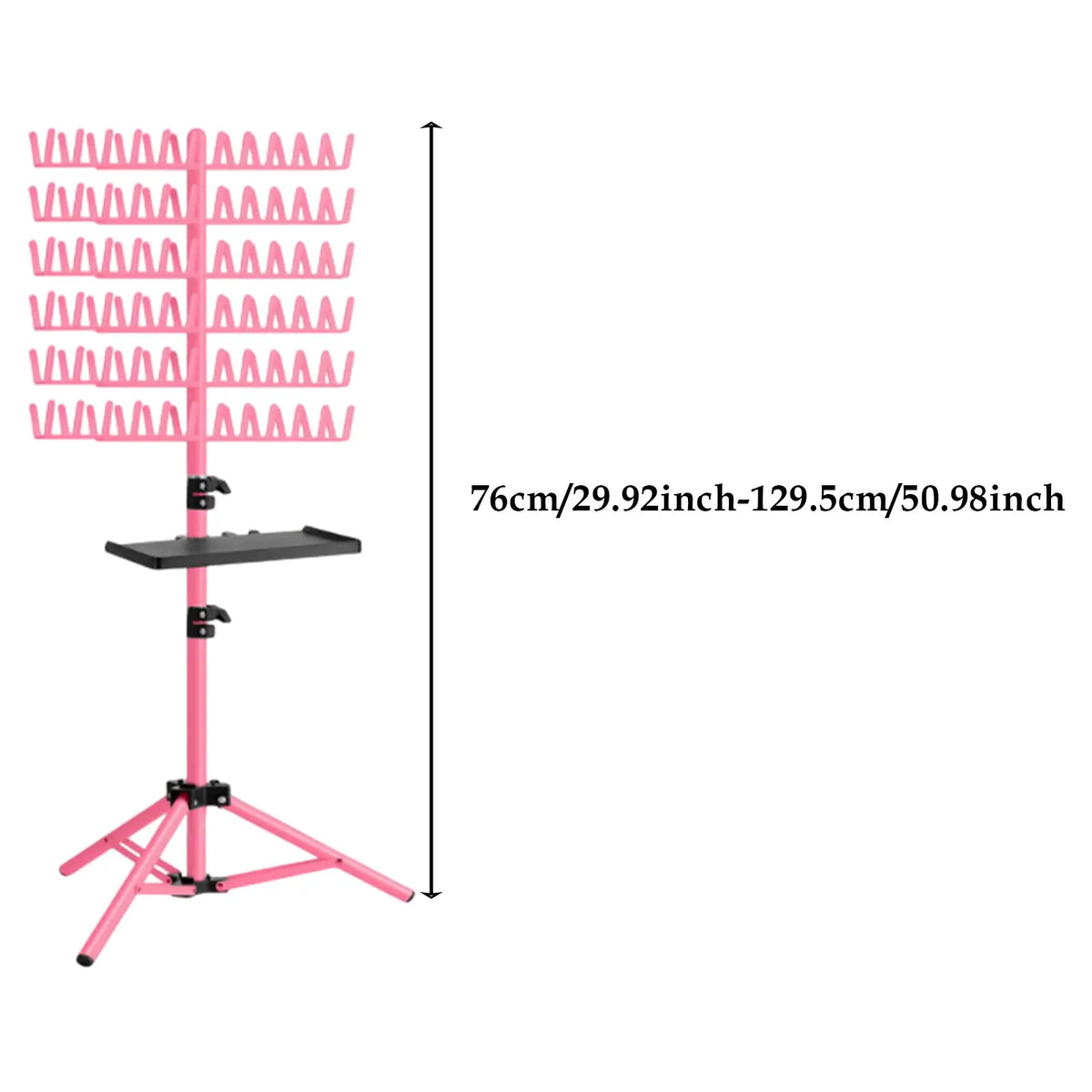 Hair Braiding Rack 2 Sided Hair Racks for Braiders Standing Height Adjustable Braid Rack Hair Extension Holder for Salon Home