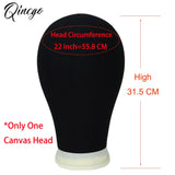 Wig Stand Tripod & Canvas Block Wig Head Adjustable Hairdresser Training Head Stand Set For Wig Display Styling Salon Home Used