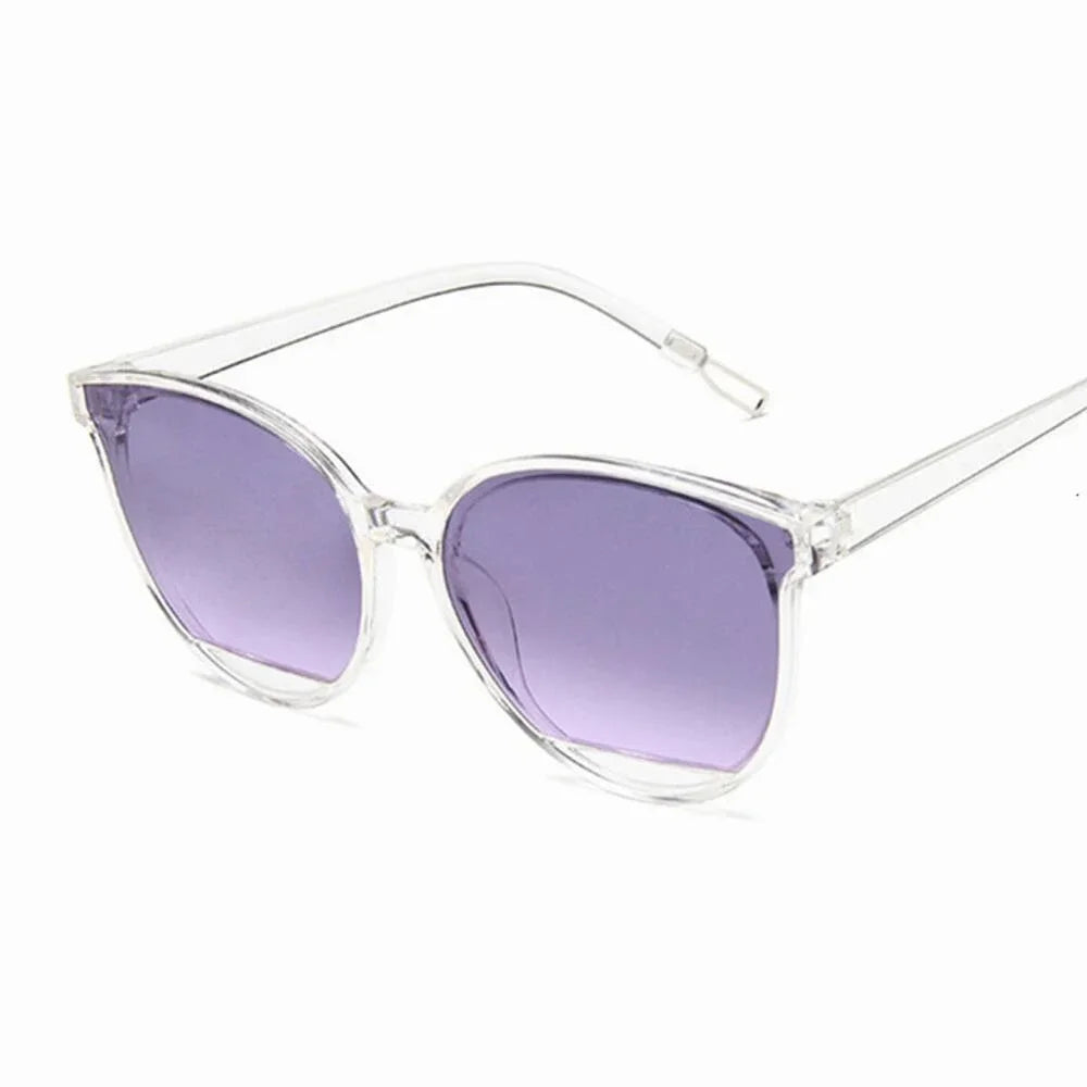 Vintage metal sunglasses for women with mirror lenses, UV400 protection, classic style, featuring a modern 2025 fashion look.