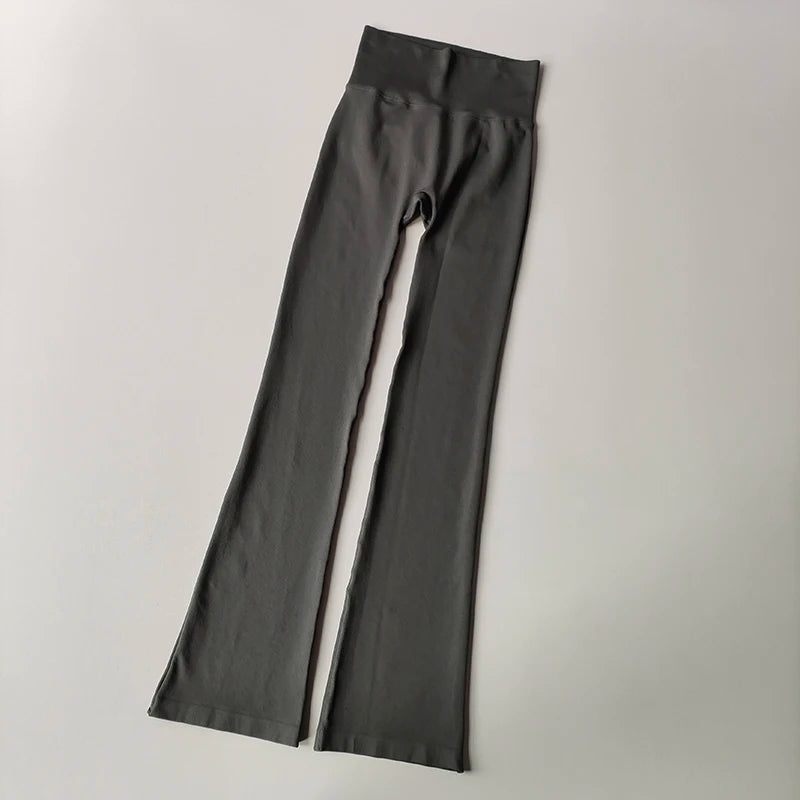 HSF high waisted compression yoga pants for women, shown in a sleek, supportive design