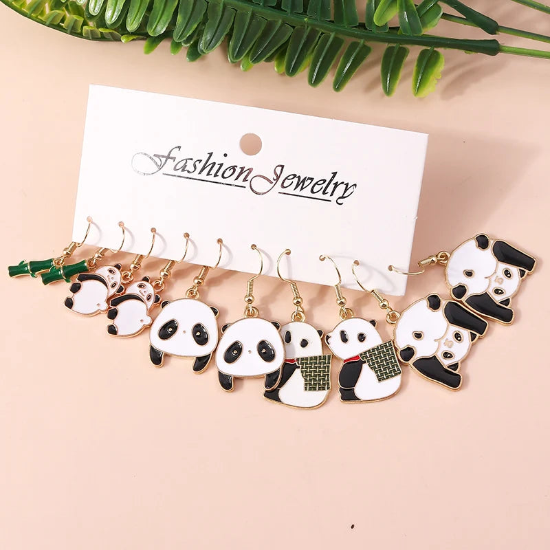Cute donut earring set, 10-piece resin dangle jewelry collection by HSF Marketplace