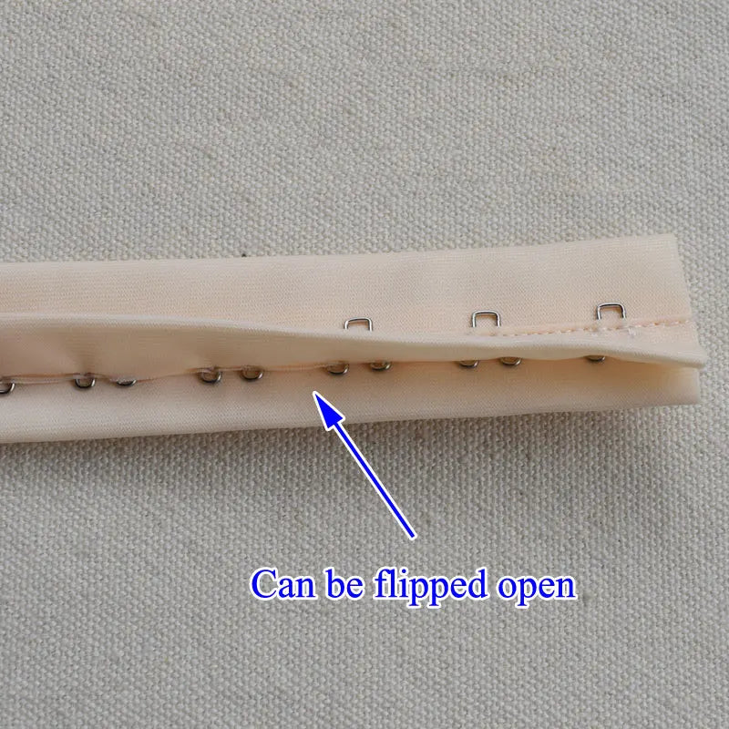 Single hook and eye tape trim for corsets and costumes by HSF Marketplace