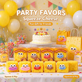 Cute cheese block squishy toy by HSF Marketplace for sensory play and stress relief