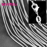 925 sterling silver charm link chain necklace, 10-piece jewelry set by HSF Marketplace