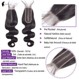Body Wave Human Hair Bundles And Closure 2x6 4x4 5x5 Lace Closure 26 inch Human Hair Bundles With Closure Brazilian Raw Hair Bundles 100% Human Hair Extensions Soft Thick Body Wave Bundles Deals No Tangle Shedding With Transp