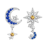 Orstarry S925 sterling silver 18k gold classic knot stud earrings for women, close-up jewelry image