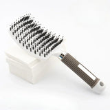 HAIRSOFLY detangling hair brush for wet curly hair with flexible bristles and scalp massage design