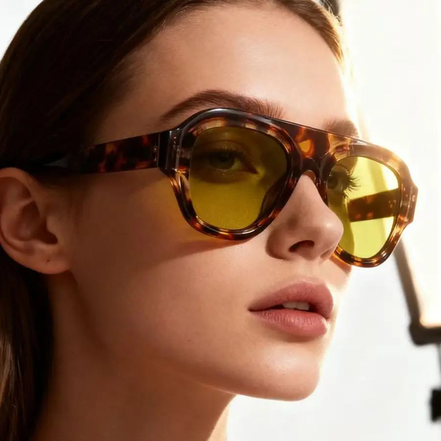 Vintage oval sunglasses for women, stylish outdoor eyewear by HSF Marketplace
