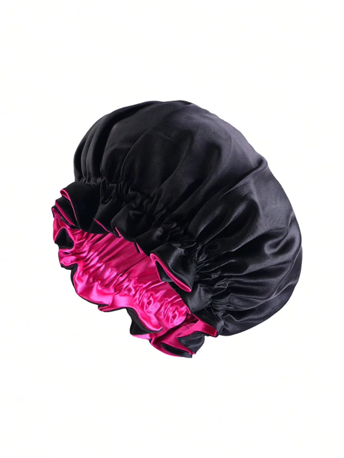 Two-tone satin reversible bonnet for sleeping and hair protection by HSF Marketplace