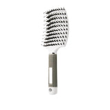 HSF Marketplace detangling hair brush for curly hair with flexible bristles and scalp massage design