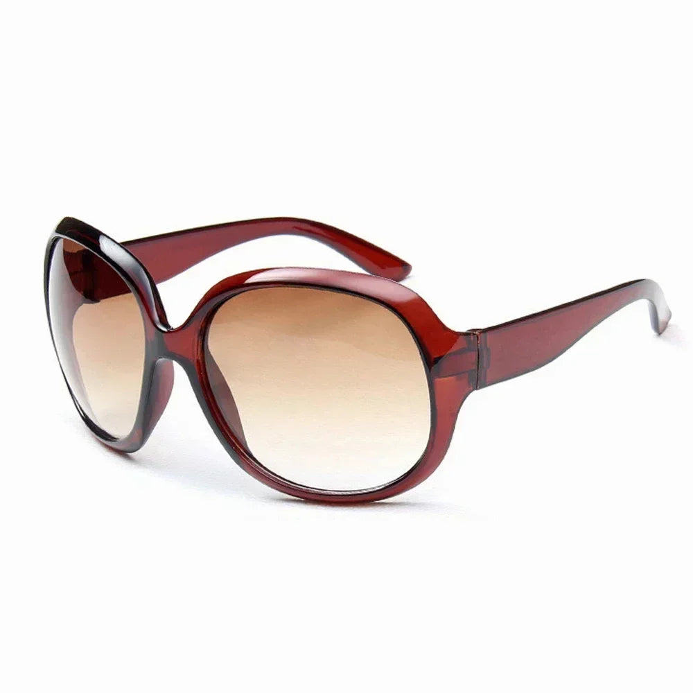 Retro oval shape women's sunglasses by HSF Marketplace, stylish designer sunglasses with a classic and fashionable look.