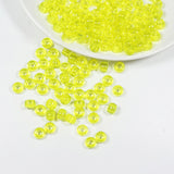 50Pcs 100Pcs Transparent 4mm Big Hole Dreadlock Beads for Jumbo Braids Dreadlock Resin Clear For Hair Accessories Styling Tool
