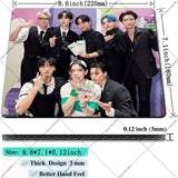 ATEEZ mouse pad with anti-skid base and wrist support, K-culture merch by HSF Marketplace