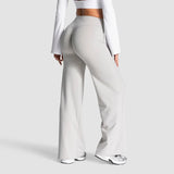 Women’s Charming Pro scrunch straight-leg leggings with sculpting butt lift and wide-leg design in black