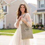 Crochet tote bag for women, stylish summer beach accessory in a woven open-knit design