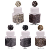 Beige Silicone Tubes Beads Locks Micro Link Ring Tube For Most I-Tip Hair Extension Tips 500Pcs Silicone Lined Micro Ring Beads