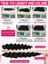 Miracle Knots Crochet Human Hair Deep Wave Bundles Invisible Knot Burmese Curly Boho Braids Crochet Human Hair Extensions 16-20 Inch Pre-Separated Reusable Feathered Human Crochet Curly 100% Human Hair For Black Women Lightwe