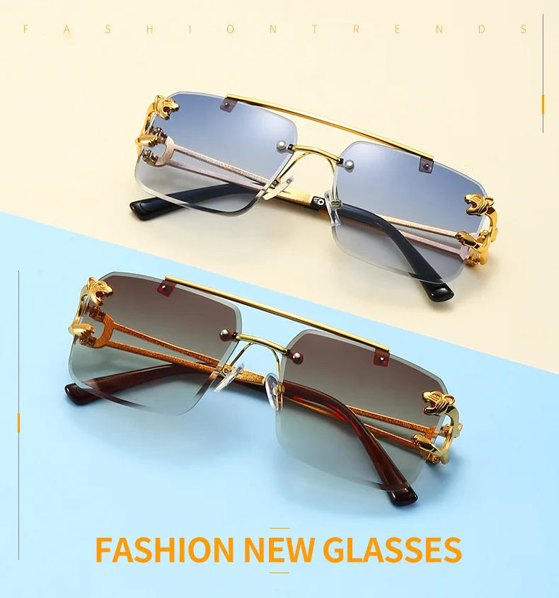 Trendy square HSF Marketplace sunglasses for men and women with UV400 protection