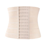 Women's waist trainer corset body shapewear with double tummy control and slimming belt design