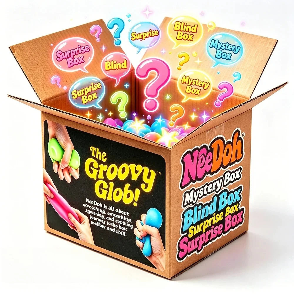 2026 NeeDoh Squeeze Toy Blind Box randomly selected, can relieve stress, squeeze and relax fingertips, toy mystery box gift