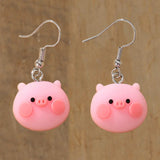Cute cartoon duck dangle earrings set by HSF Marketplace for trendy girls