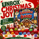 Christmas dumpling squishy advent calendar 2026 by HSF Marketplace with 24-day countdown mystery box design