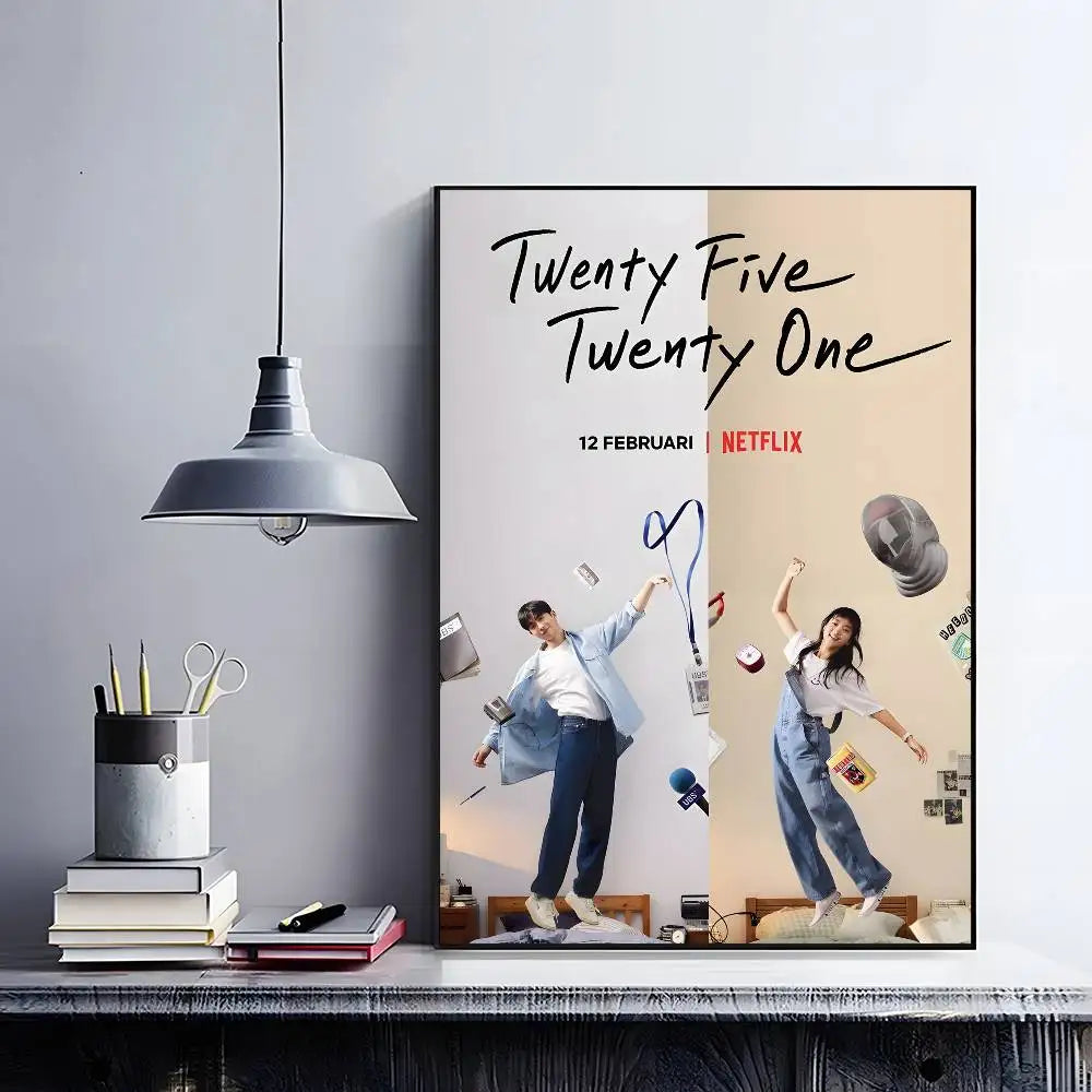 Korean anime poster for Twenty Five Twenty One home decor, featuring K-culture artwork by HSF Marketplace