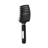 HSF Marketplace detangling hair brush for curly hair with flexible bristles and scalp massage design