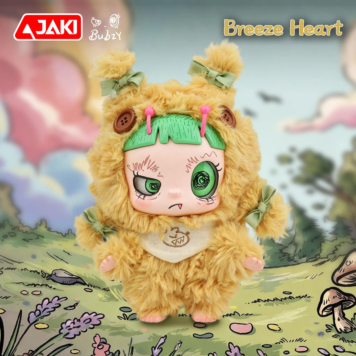 JAKI Bubzy plush blind box keychain, kawaii stuffed animal bag charm collectible figure by HSF Marketplace