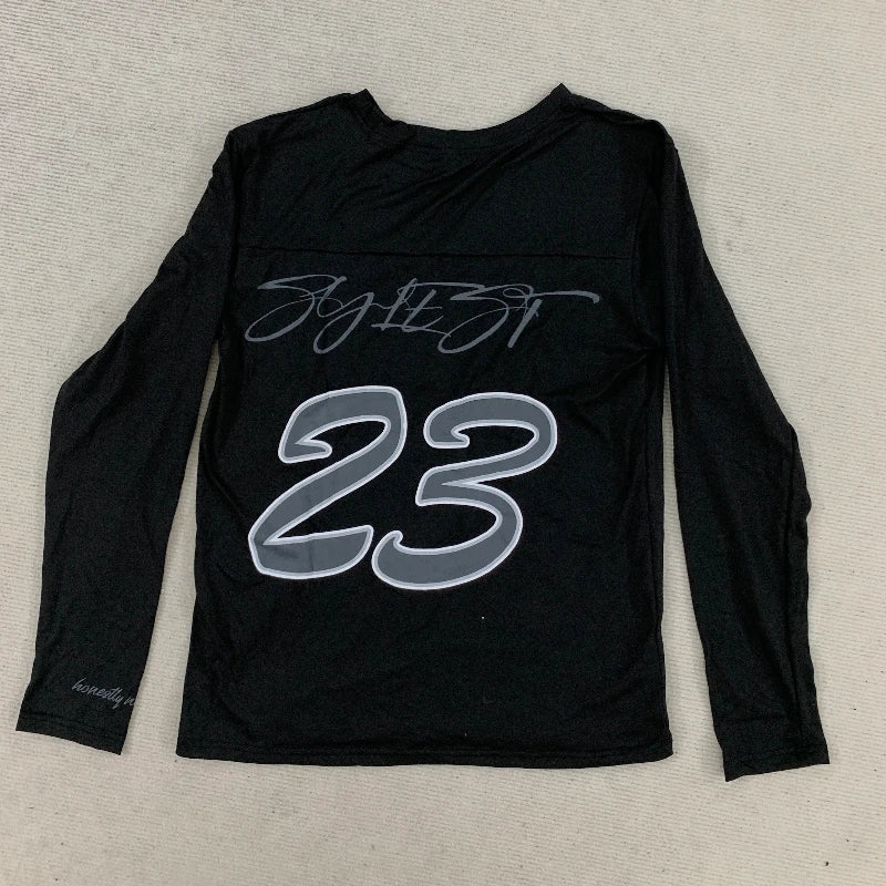 Women's autumn long-sleeve oversized T-shirt by HSF Marketplace