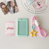 Kpop photo holder slide card bag with keychain, 54 slots, by HSF Marketplace