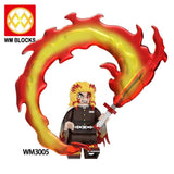 Demon Slayer action figures building bricks blind box collectibles by HSF Marketplace