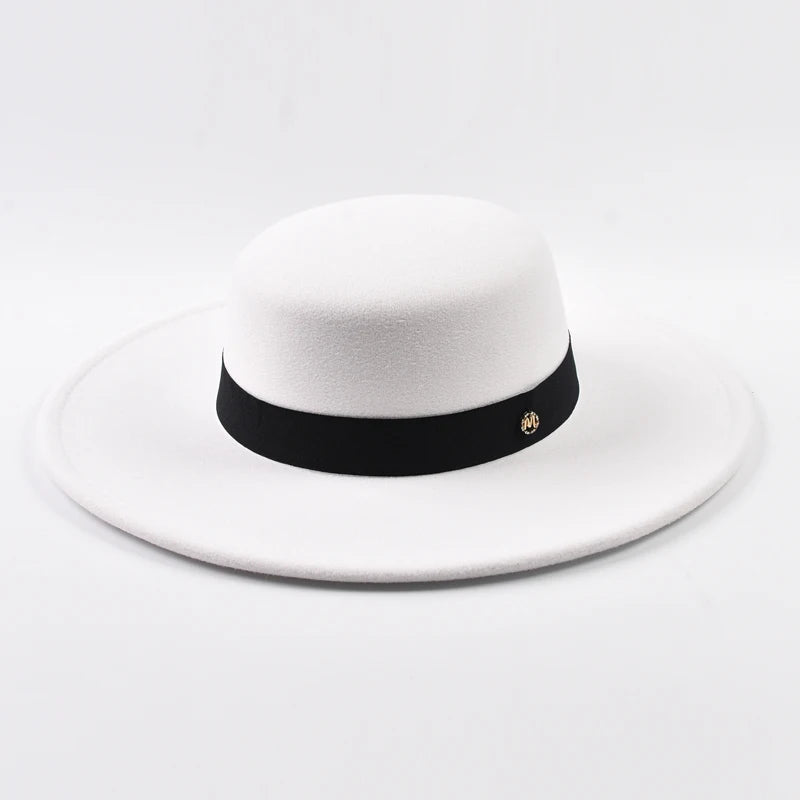 Women's French style fedora hat by HSF Marketplace, elegant winter accessory with structured brim