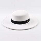 Women's French style fedora hat by HSF Marketplace, elegant winter accessory with structured brim