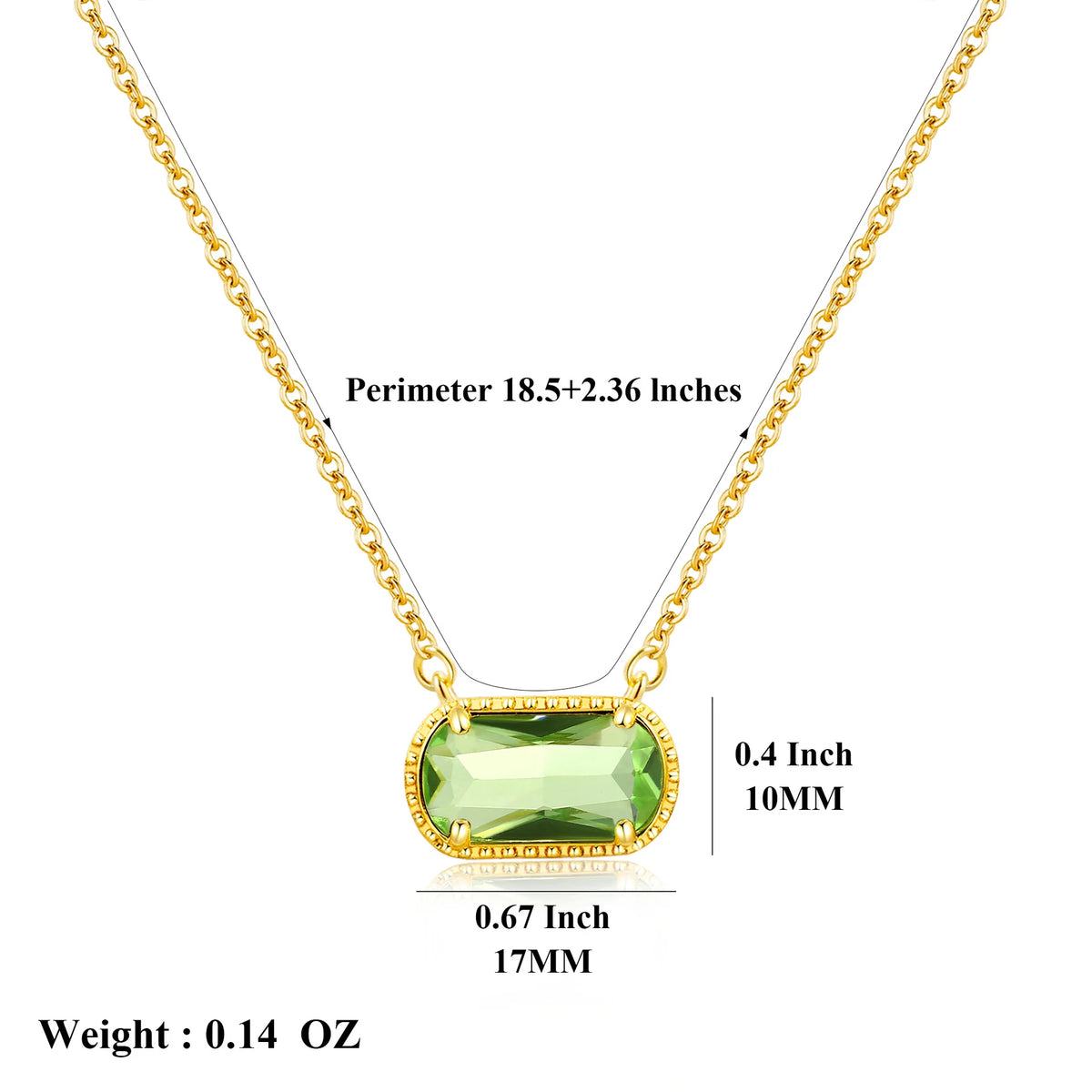 Women's vintage birthstone necklace with stainless steel pendant by HSF Marketplace