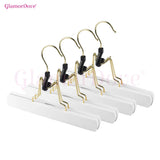 GlamorDove 4PCS Wooden Hair Extension Hanger – Double Side Weft Holder for Hair Extensions, Wig and Hairpiece Storage Organizer